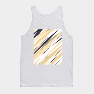 Freehand drawing of oblique scratches in scandinavian style, simple illustration in soft colors Tank Top